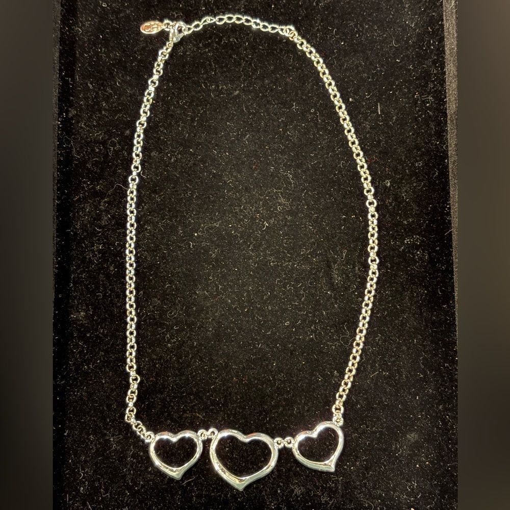 Crazy Horse JCP Silver Heart Necklace